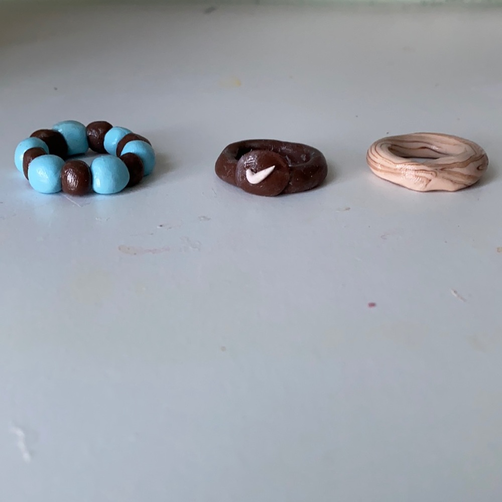✨Polymer Clay Rings✨ - Picture 3 of 3